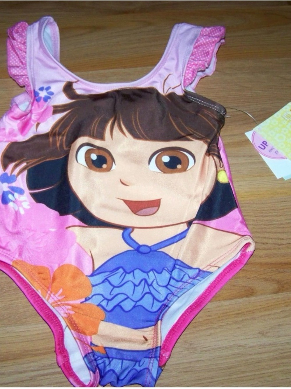 Size 12 Months Dora the Explorer One Piece Swimsuit Bathing Swim Suit Pink New